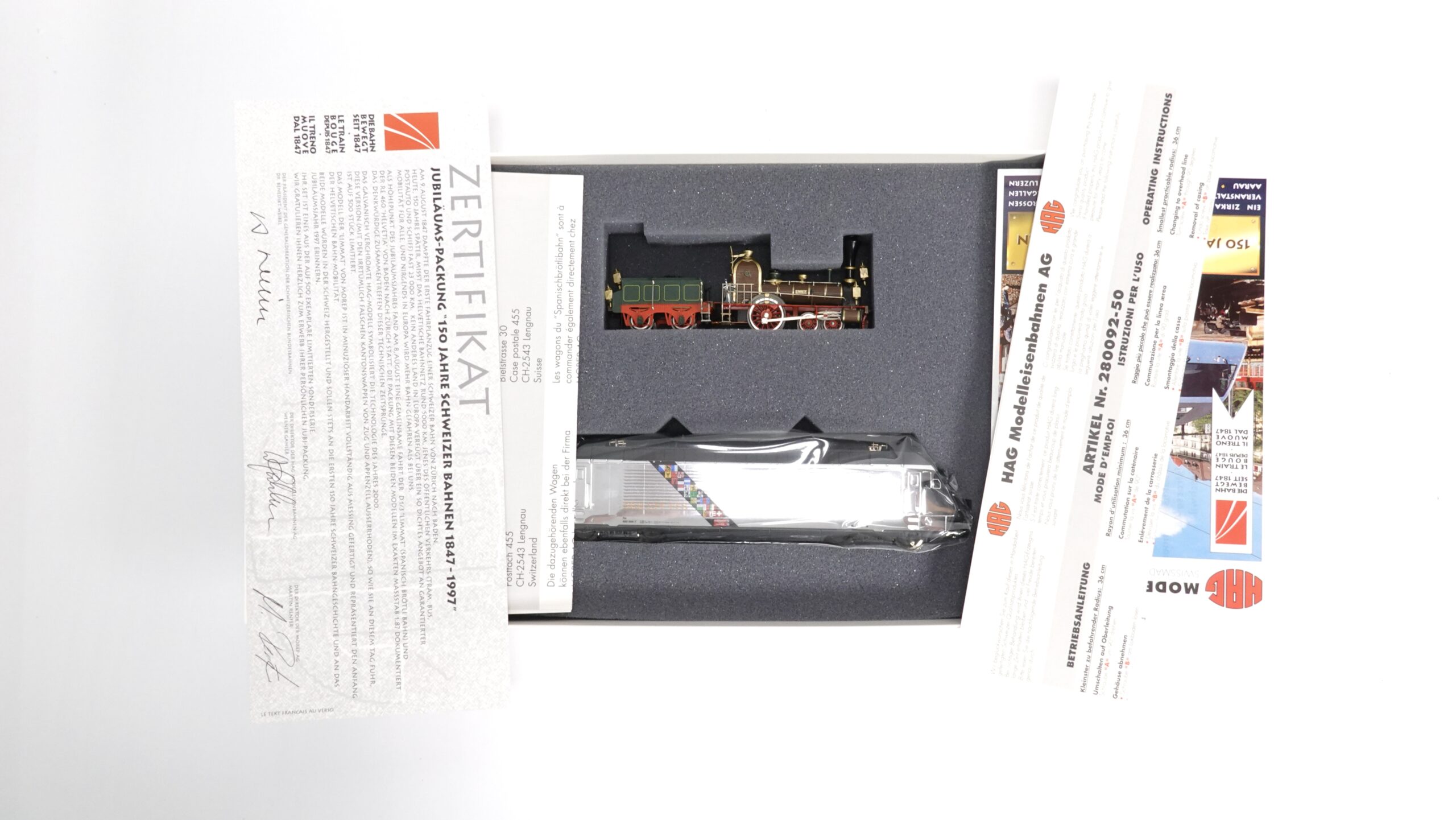 HAG 073 H0 SBB Jubi-Set 150 Jahre CH Bahnen | 1840 15 HAG 073 H0 SBB Jubi-Set 150 Jahre CH Bahnen | 1840 – Bild 15