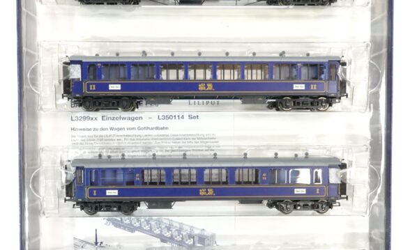 Liliput 350114 H0 GB Set Schnellzug-Wagen Ep 1 | 1852