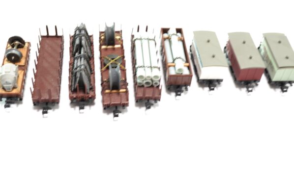 Güterzug N SBB 9-teilig diverse Wagen | A0161