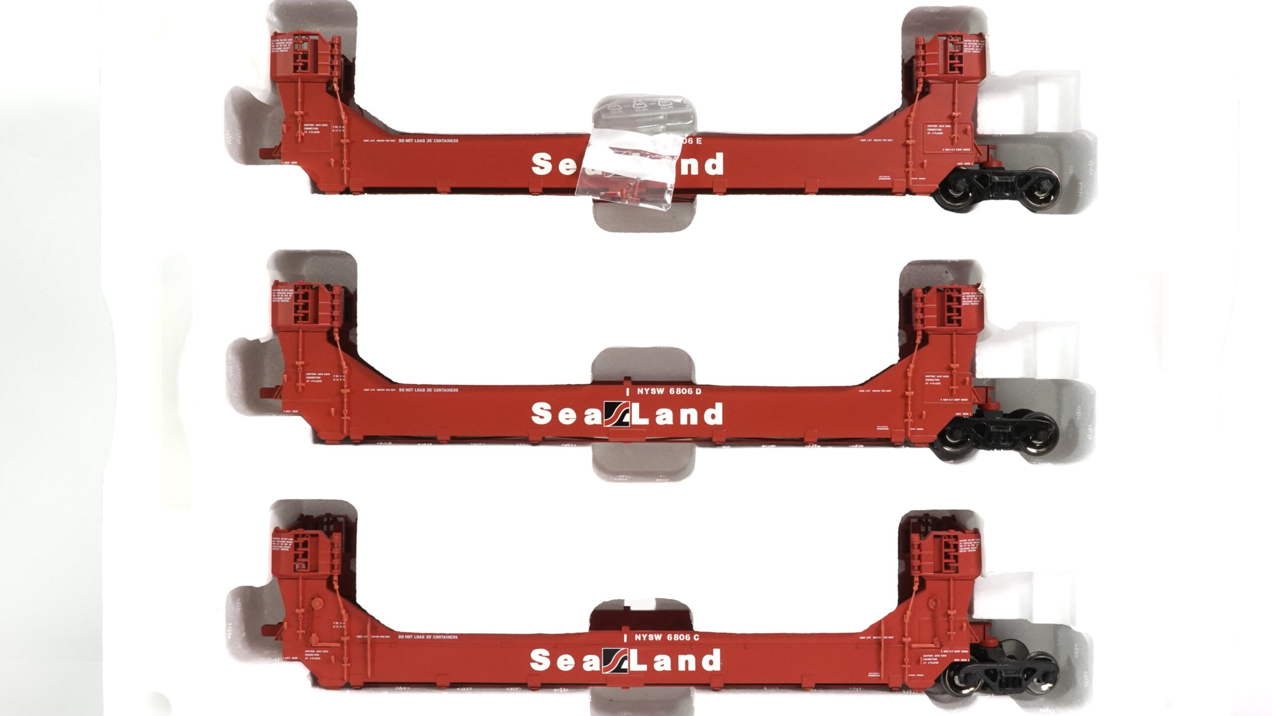 Atlas 9907-4 NYSW 0 Gunderson Stack Car 3 Wg | 0134 13 Atlas 9907-4 NYSW 0 Gunderson Stack Car 3 Wg | 0134 – Bild 13