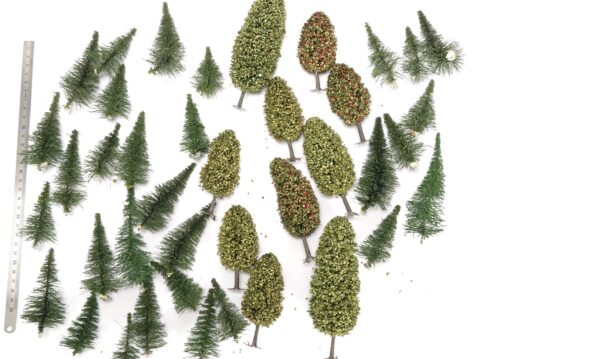 Baumset H0 40x Laub und Tannenbäume | 1989