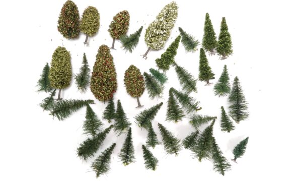 Baumset H0 40x Laub und Tannenbäume | 1991