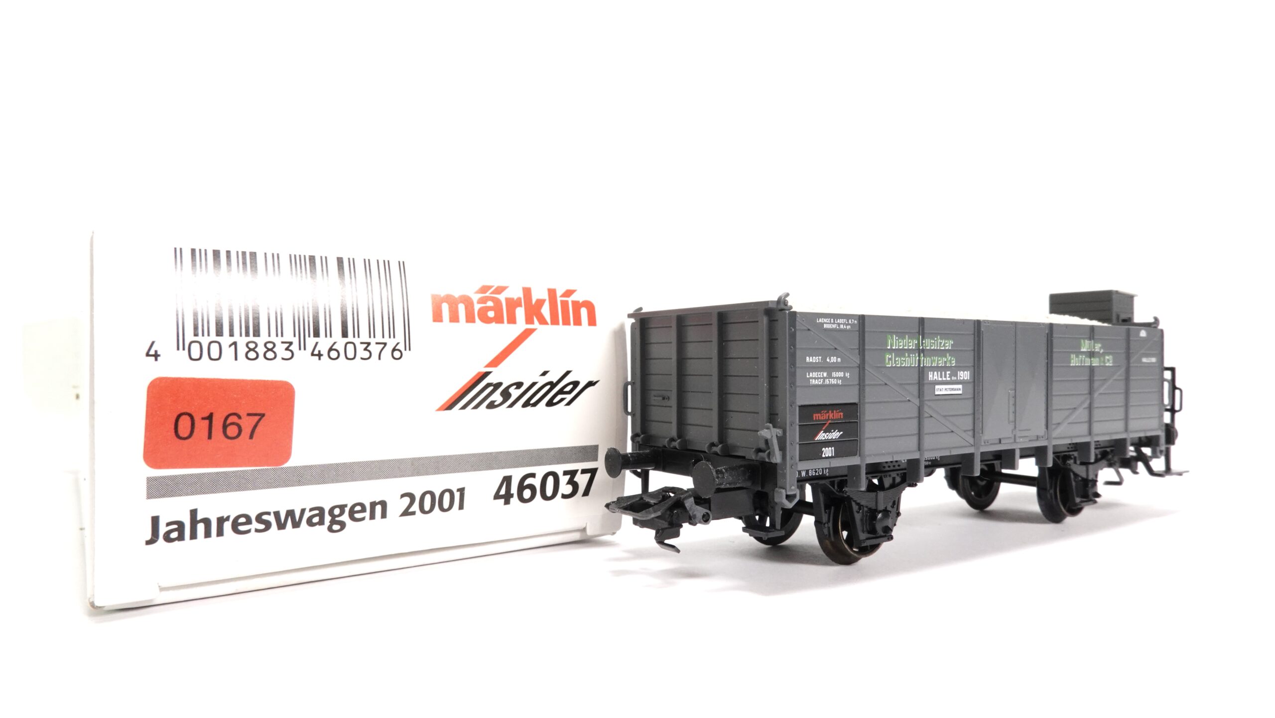 Märklin 46037 H0 Hochbordwagen Jahreswagen 2001 | 0167 7 Märklin 46037 H0 Hochbordwagen Jahreswagen 2001 | 0167 – Bild 7