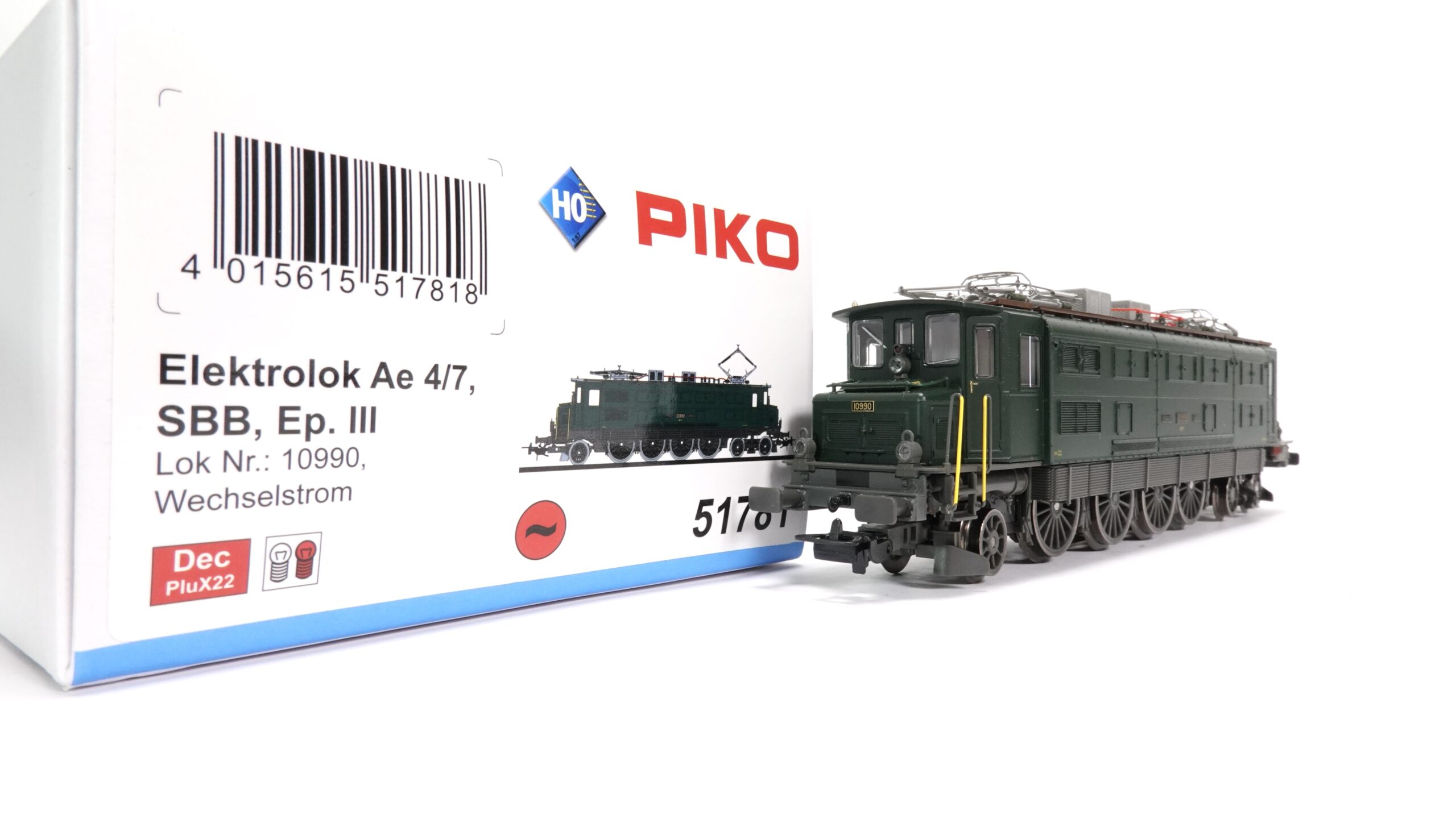 Piko 51781 H0 SBB Ae 4/7 10990 | 2019 2 Piko 51781 H0 SBB Ae 4/7 10990 | 2019 – Bild 2