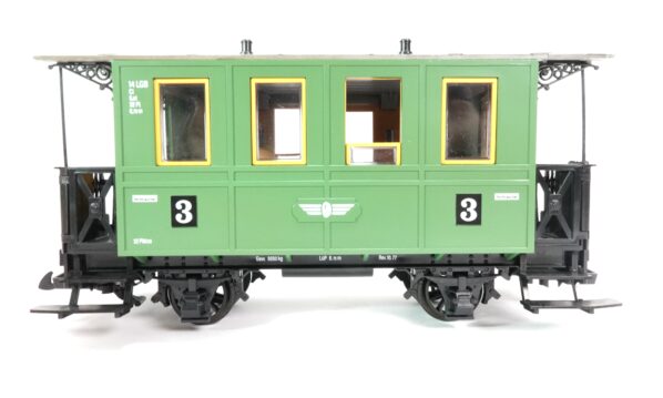 LGB 3014 G Personenwagen grün 3. Kl | 0204