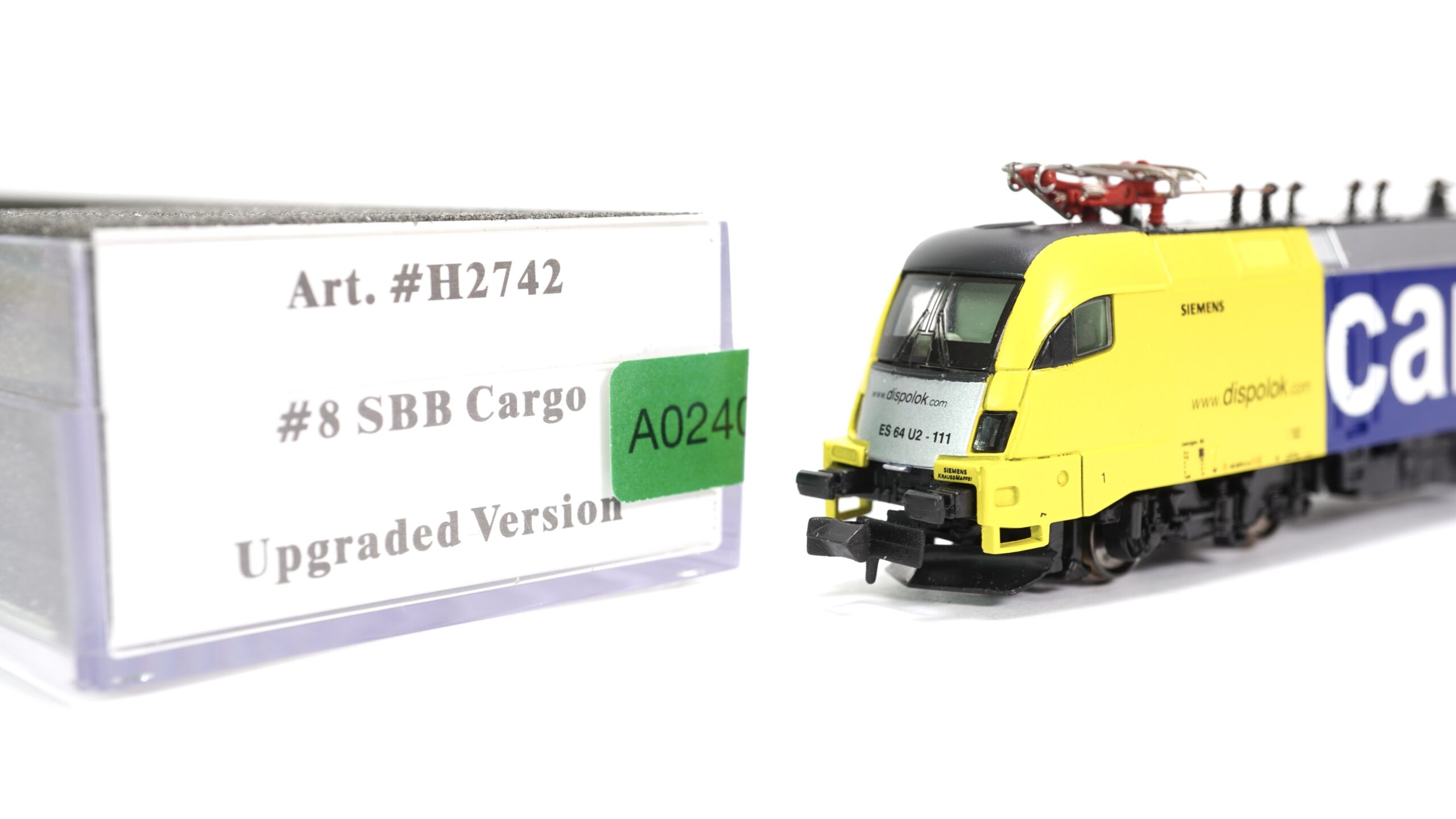 Hobbytrain 2742 N SBB Cargo E-Lok ES 64 | A0240 3 Hobbytrain 2742 N SBB Cargo E-Lok ES 64 | A0240 – Bild 3