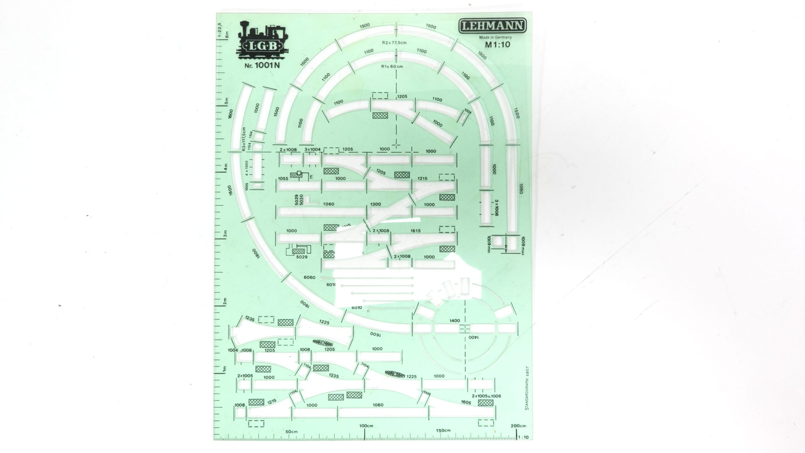 LGB 1001N G Gleisschablone | 0228 2 LGB 1001N G Gleisschablone | 0228 – Bild 2