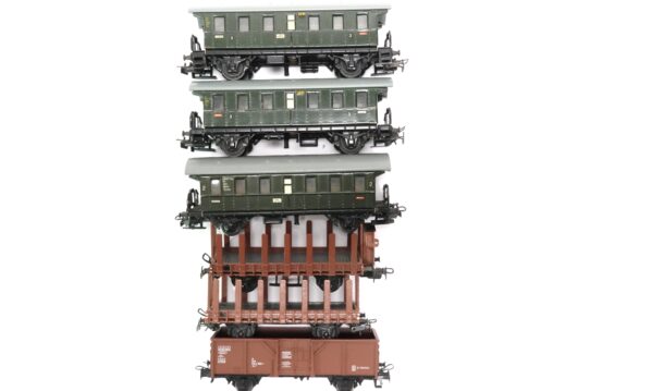 Bastelkiste H0, sechs Wagen diverser Hersteller | 2116