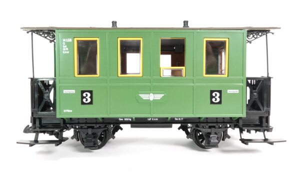LGB 3014 G Personenwagen grün 3. Kl | 0247