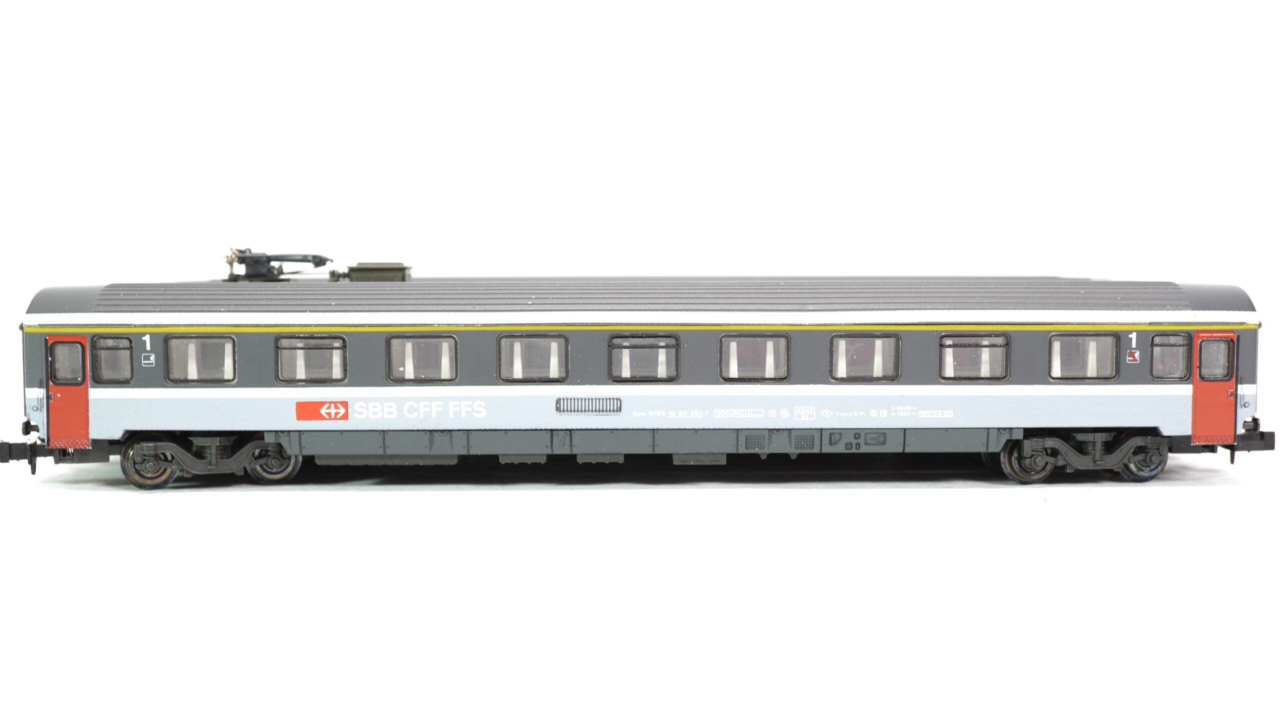 Diverse N SBB Schnellzug mit sechs Personenwagen | 2191 6 Diverse N SBB Schnellzug mit sechs Personenwagen | 2191 – Bild 6