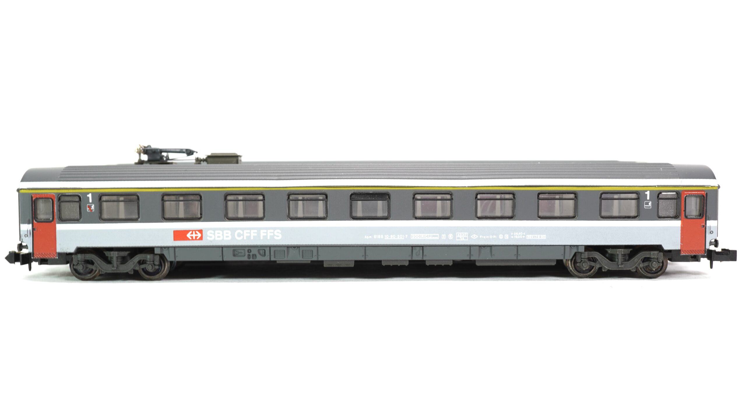 Diverse N SBB Schnellzug mit sechs Personenwagen | 2191 7 Diverse N SBB Schnellzug mit sechs Personenwagen | 2191 – Bild 7