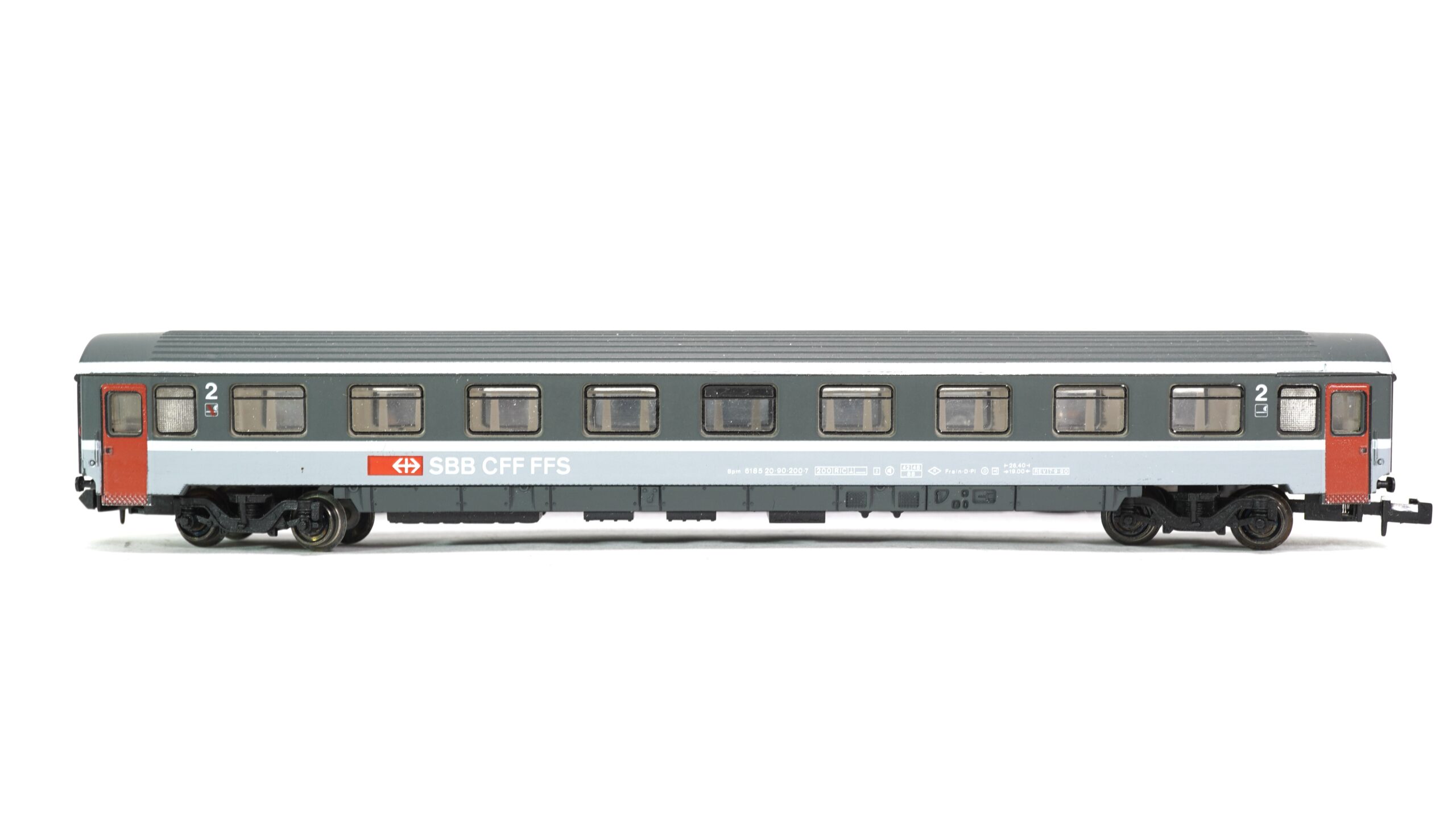 Diverse N SBB Schnellzug mit sechs Personenwagen | 2191 12 Diverse N SBB Schnellzug mit sechs Personenwagen | 2191 – Bild 12