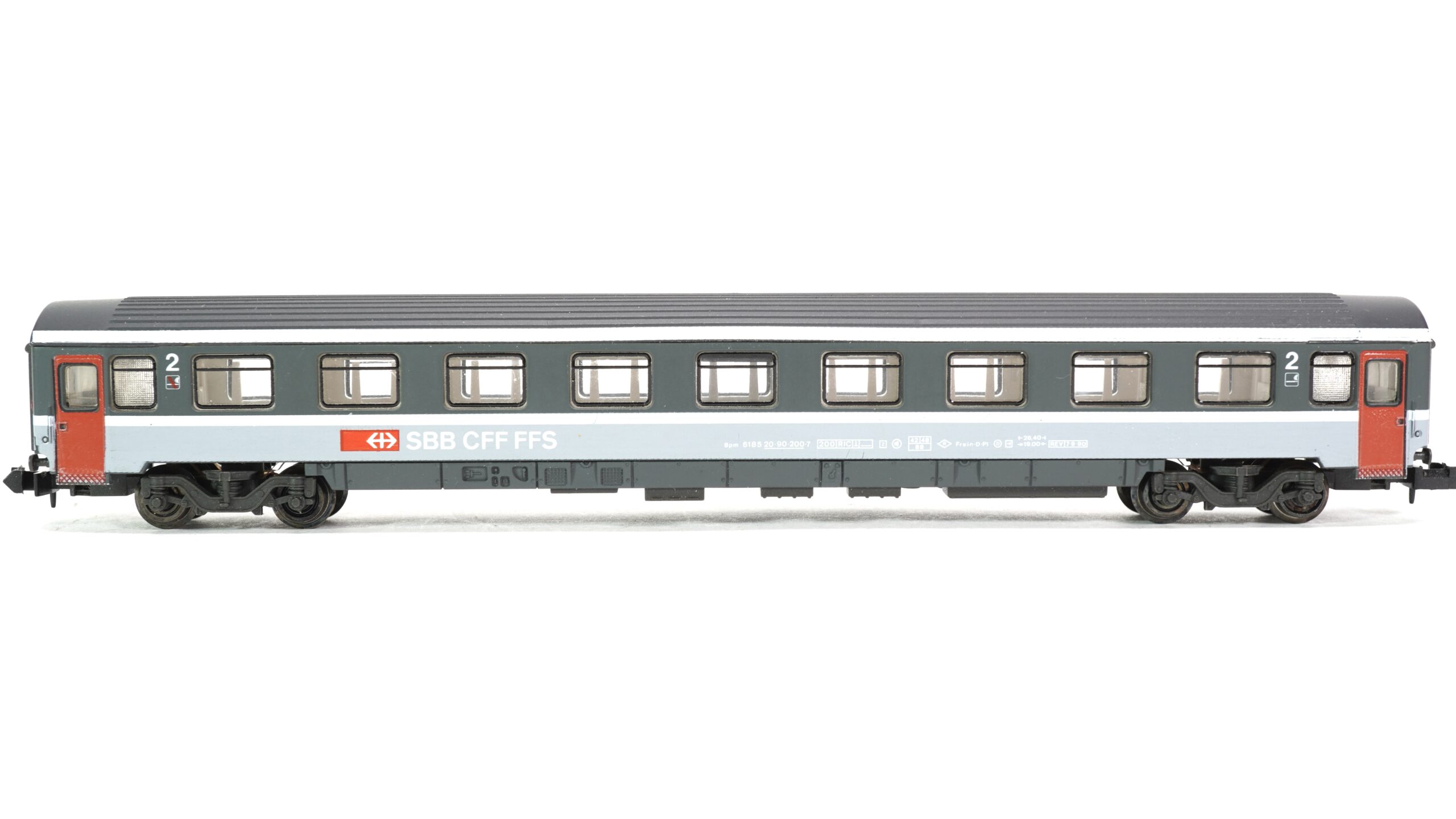 Diverse N SBB Schnellzug mit sechs Personenwagen | 2191 14 Diverse N SBB Schnellzug mit sechs Personenwagen | 2191 – Bild 14