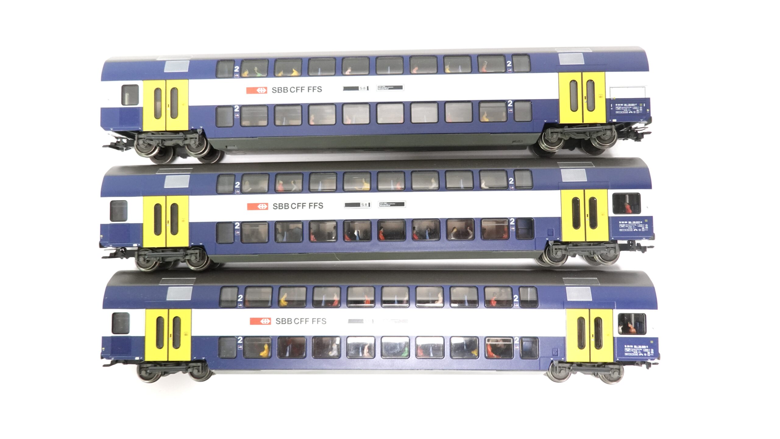 Märklin H0 SBB Set drei S-Bahnwagen mit Figuren | 2165 14 Märklin H0 SBB Set drei S-Bahnwagen mit Figuren | 2165 – Bild 14