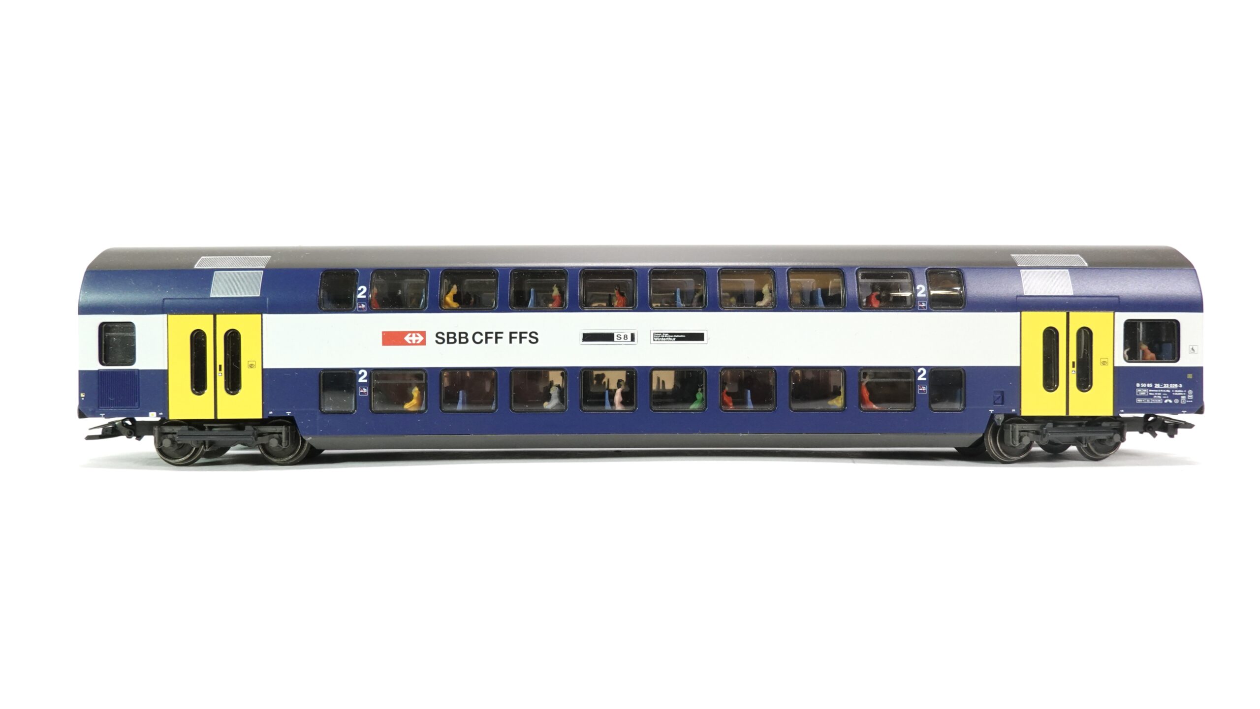 Märklin H0 SBB Set drei S-Bahnwagen mit Figuren | 2165 3 Märklin H0 SBB Set drei S-Bahnwagen mit Figuren | 2165 – Bild 3