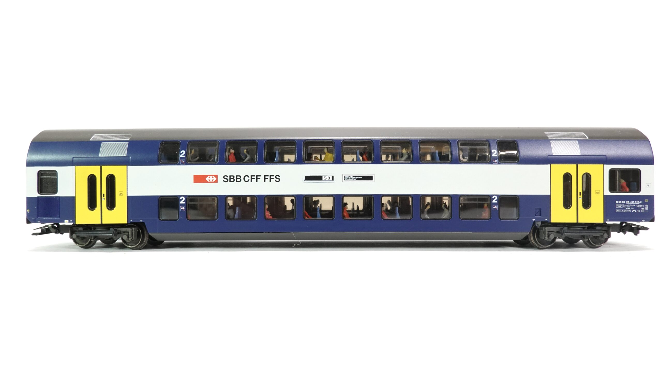 Märklin H0 SBB Set drei S-Bahnwagen mit Figuren | 2165 7 Märklin H0 SBB Set drei S-Bahnwagen mit Figuren | 2165 – Bild 7