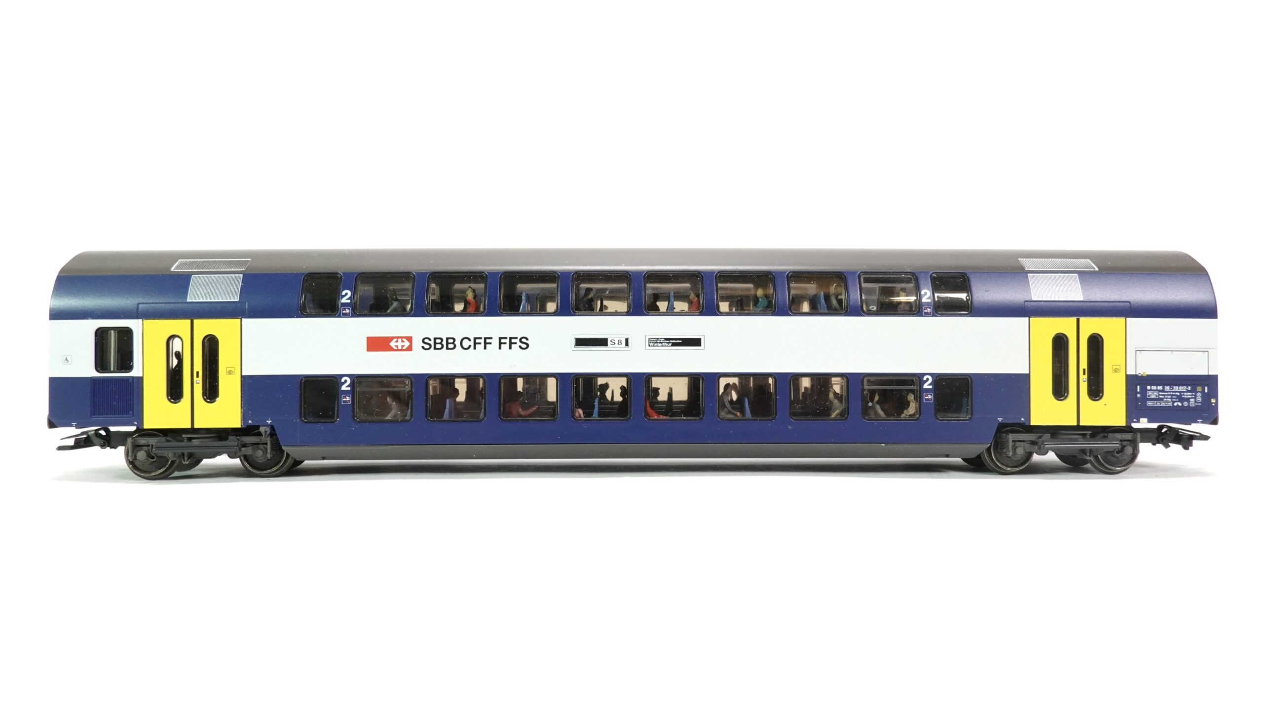 Märklin H0 SBB Set drei S-Bahnwagen mit Figuren | 2165 8 Märklin H0 SBB Set drei S-Bahnwagen mit Figuren | 2165 – Bild 8