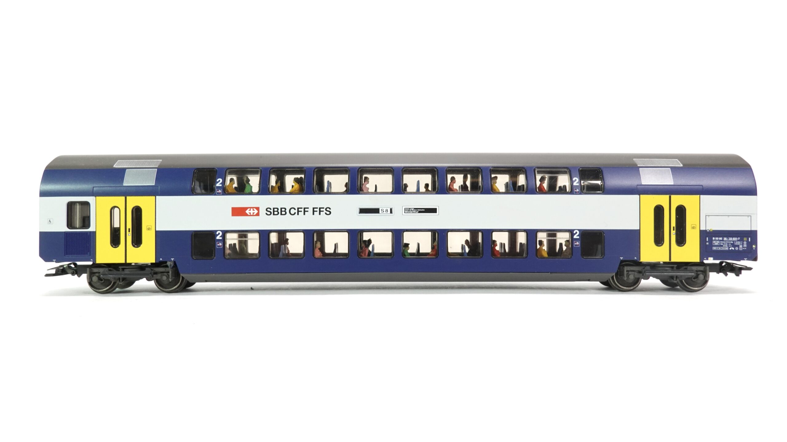 Märklin H0 SBB Set drei S-Bahnwagen mit Figuren | 2165 10 Märklin H0 SBB Set drei S-Bahnwagen mit Figuren | 2165 – Bild 10