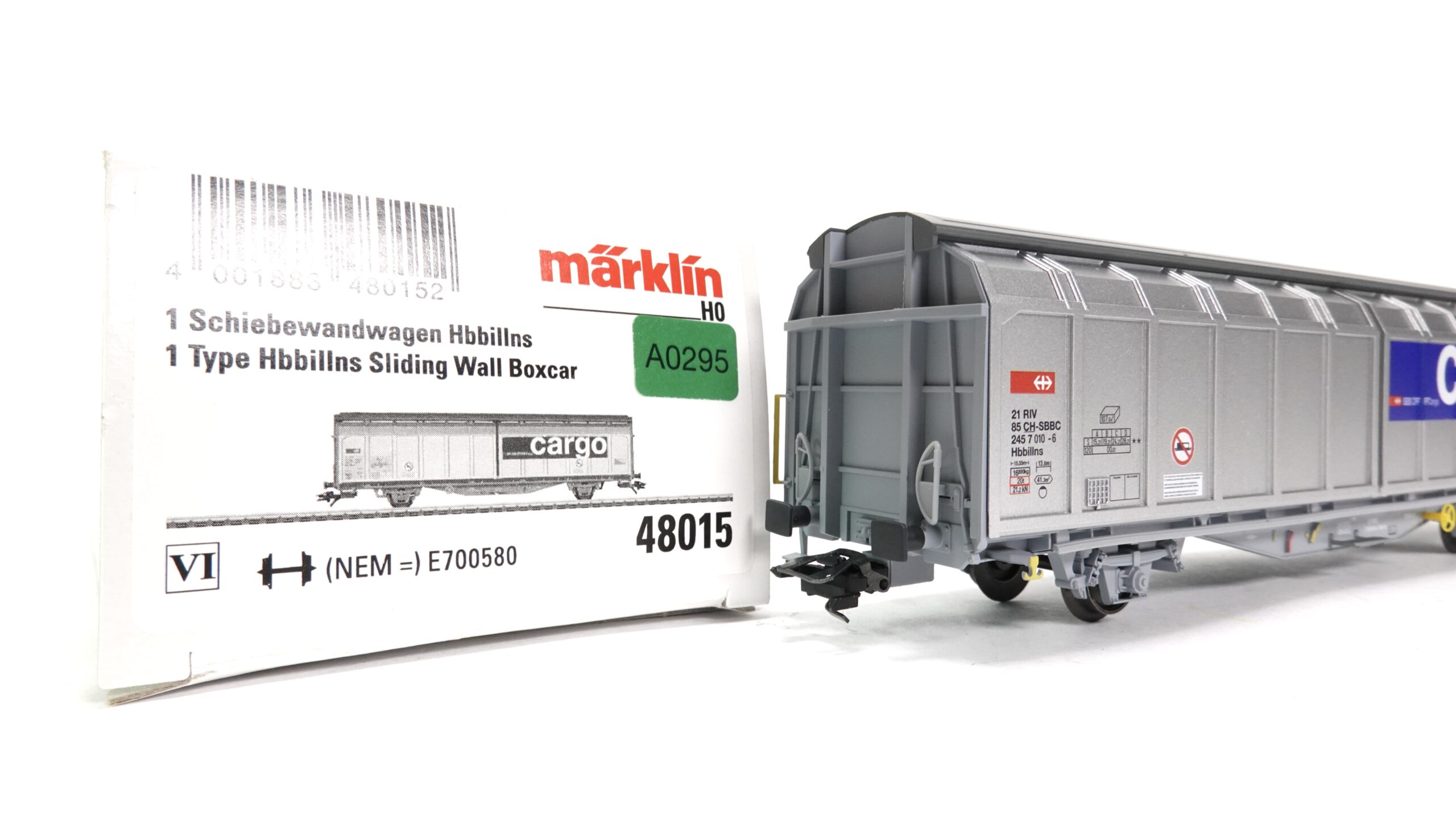 Märklin 48015 H0 SBB Güterwagen Cargo | A0295 10 Märklin 48015 H0 SBB Güterwagen Cargo | A0295 – Bild 10