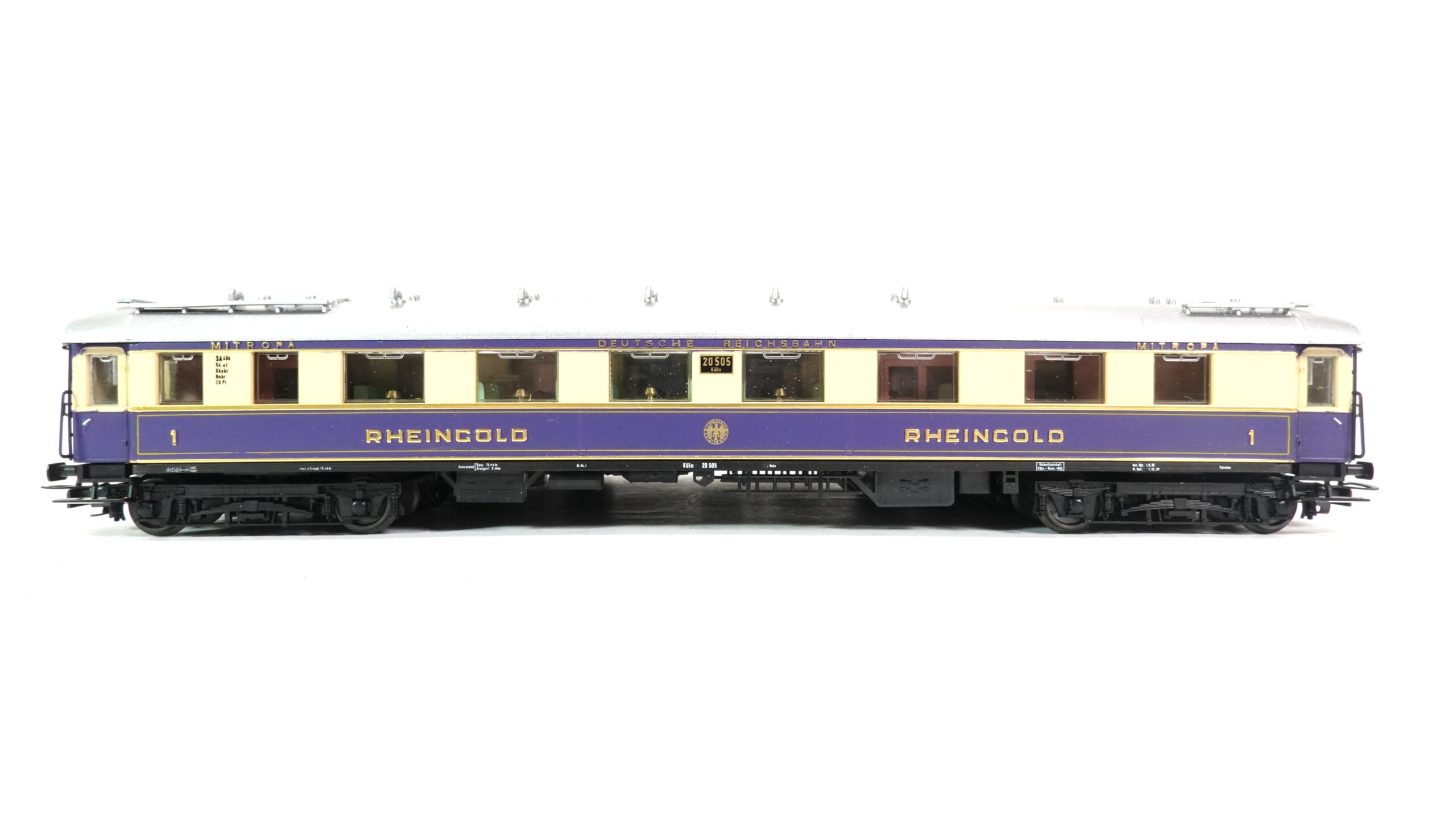 Liliput H0 DRG Rheingoldzug mit fünf Wagen 5 Liliput H0 DRG Rheingoldzug mit fünf Wagen – Bild 5