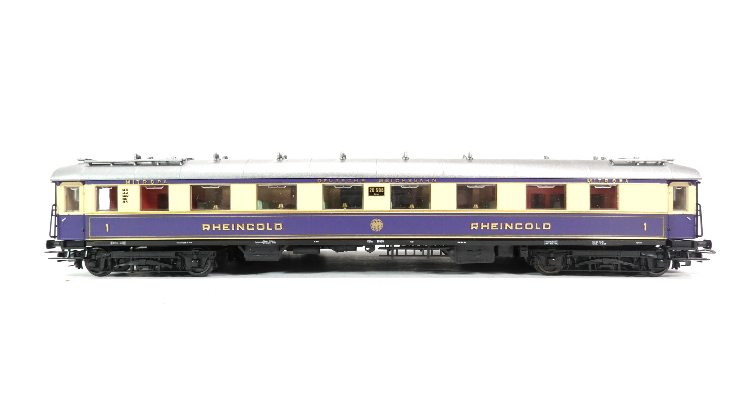 Liliput H0 DRG Rheingoldzug mit fünf Wagen 8 Liliput H0 DRG Rheingoldzug mit fünf Wagen – Bild 8