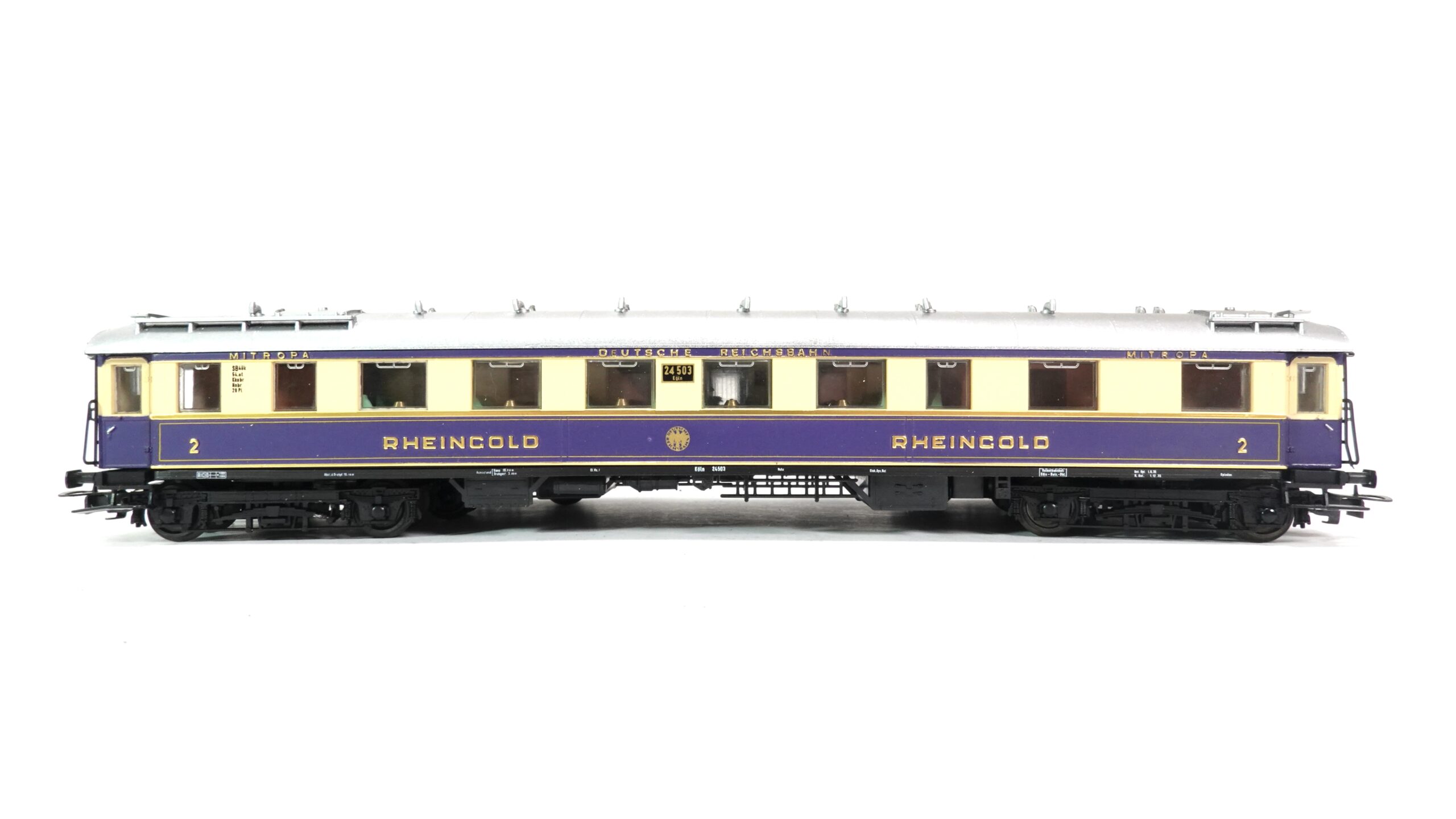 Liliput H0 DRG Rheingoldzug mit fünf Wagen 11 Liliput H0 DRG Rheingoldzug mit fünf Wagen – Bild 11