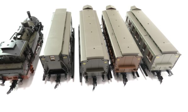 Roco 43025 H0 K.P.E.V. Personenzug mit Dampflok T 12 5-teilig | 2255