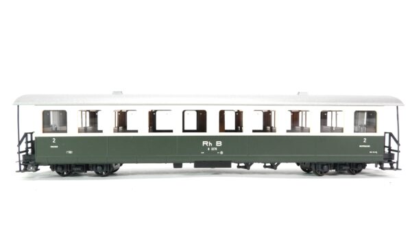 STL H0m RhB Personenwagen 2. Kl. grün-weiss | 0274