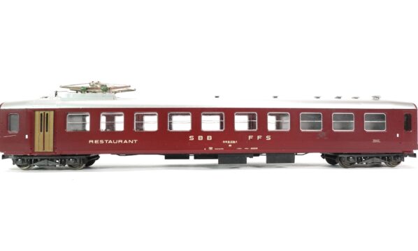 Liliput 87554 H0 SBB Leichtstahl Speisewagen / Spielware | A0319