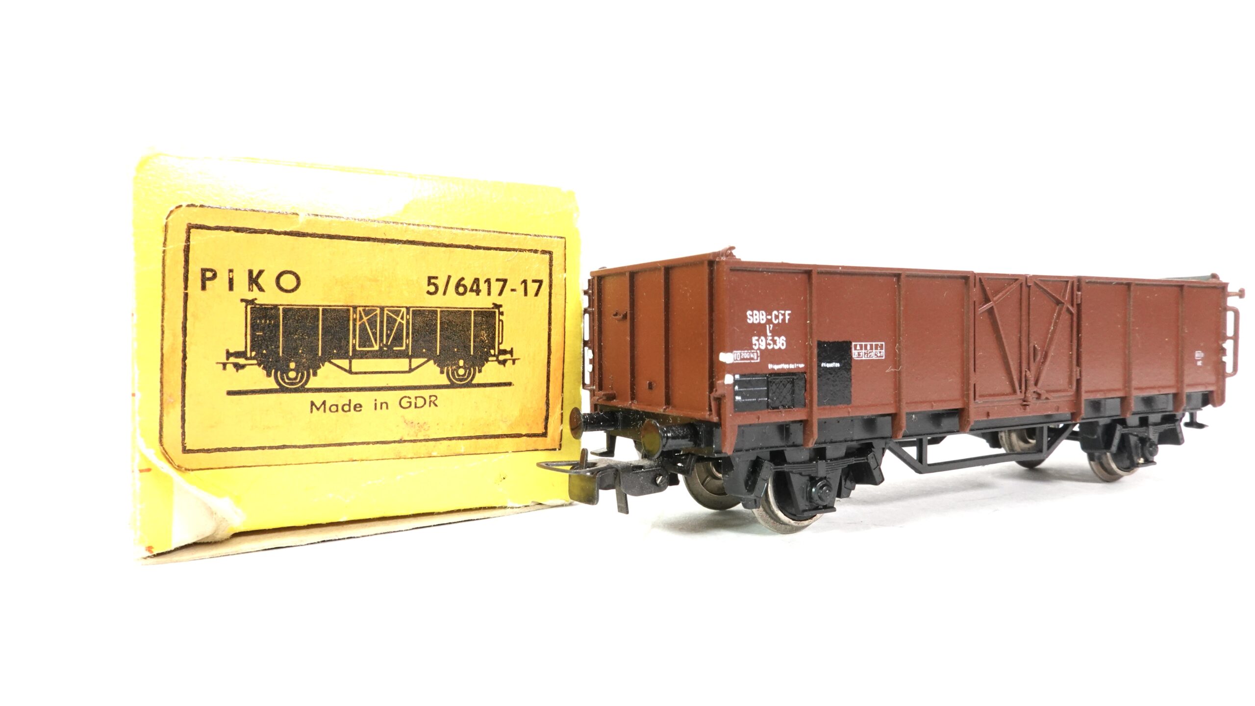 Piko 5/6417-17 H0 SBB Niederbordwagen braun | A0320 9 Piko 5/6417-17 H0 SBB Niederbordwagen braun | A0320 – Bild 9