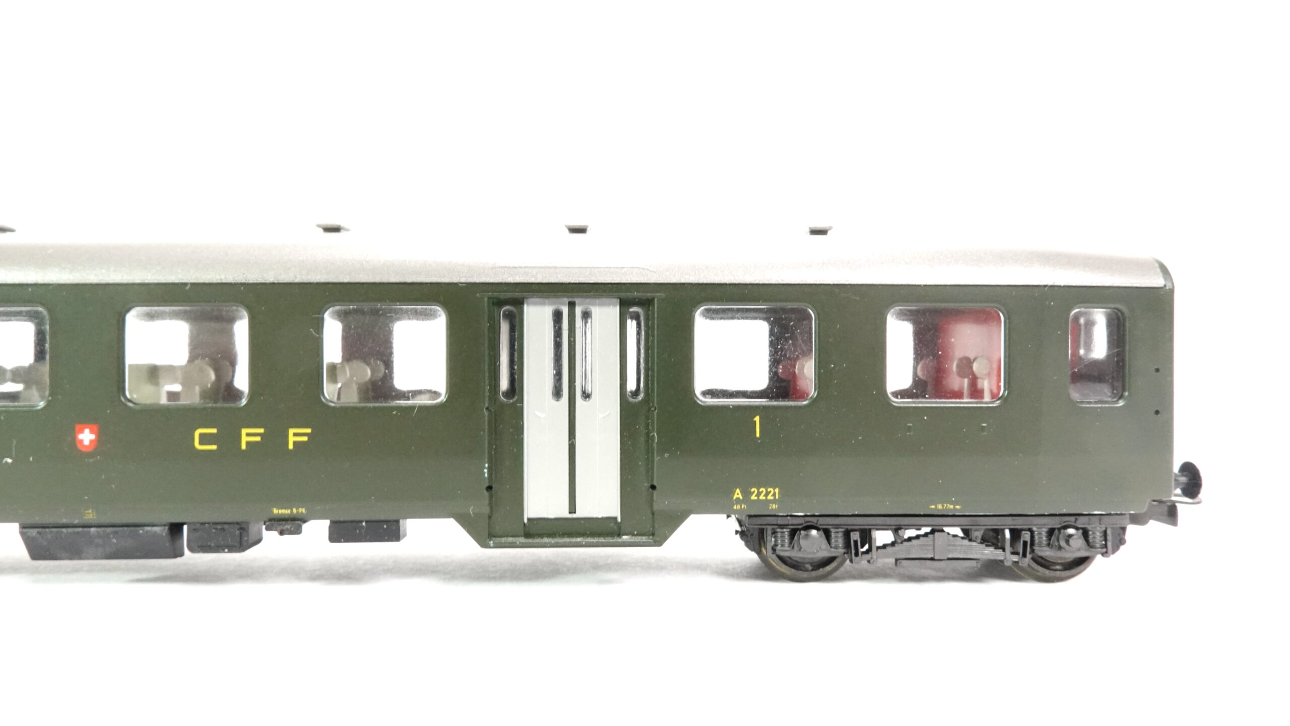 Liliput 87753 H0 SBB Leichtstahl Speisewagen 1./2. Kl | A0341 7 Liliput 87753 H0 SBB Leichtstahl Speisewagen 1./2. Kl | A0341 – Bild 7