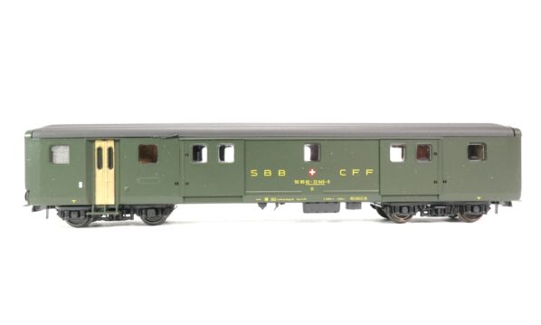 Roco 4240 H0 SBB Gepäckwagen D grün | A0358