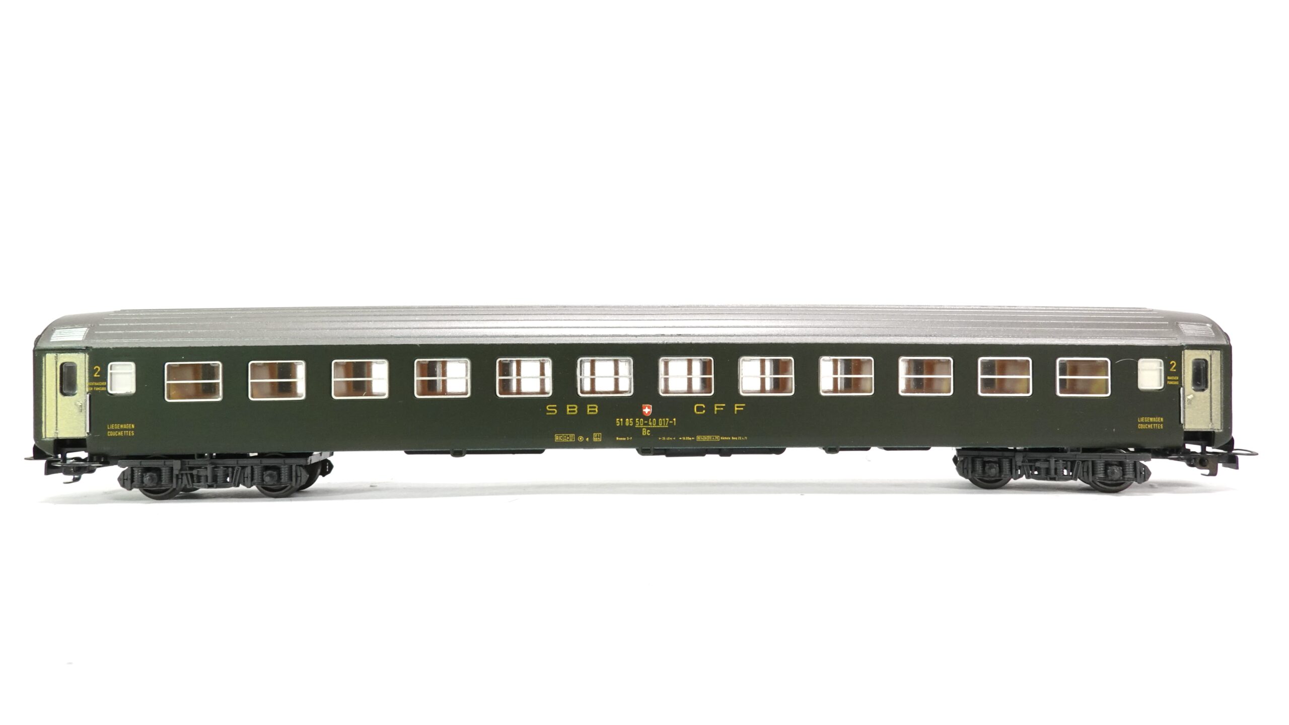 Liliput 88350 H0 SBB Personenwagen RIC 2. Klasse | A0376 1 Liliput 88350 H0 SBB Personenwagen RIC 2. Klasse | A0376