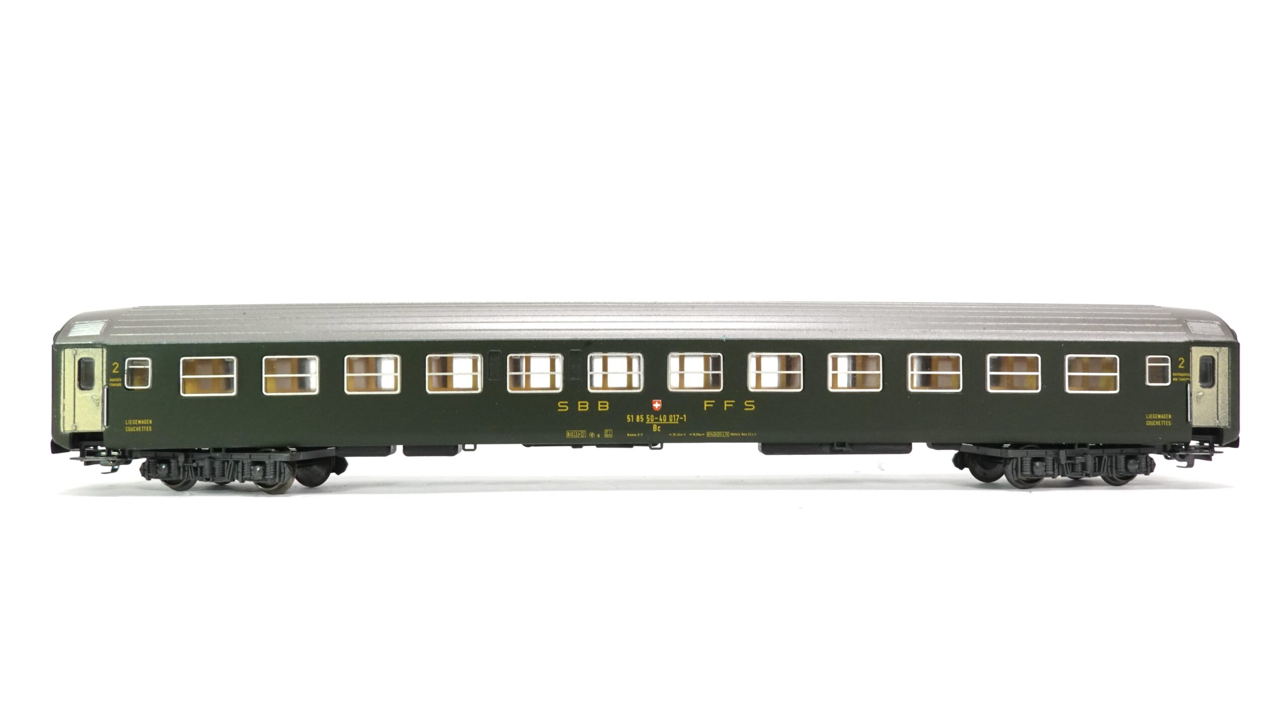 Liliput 88350 H0 SBB Personenwagen RIC 2. Klasse | A0376 3 Liliput 88350 H0 SBB Personenwagen RIC 2. Klasse | A0376 – Bild 3