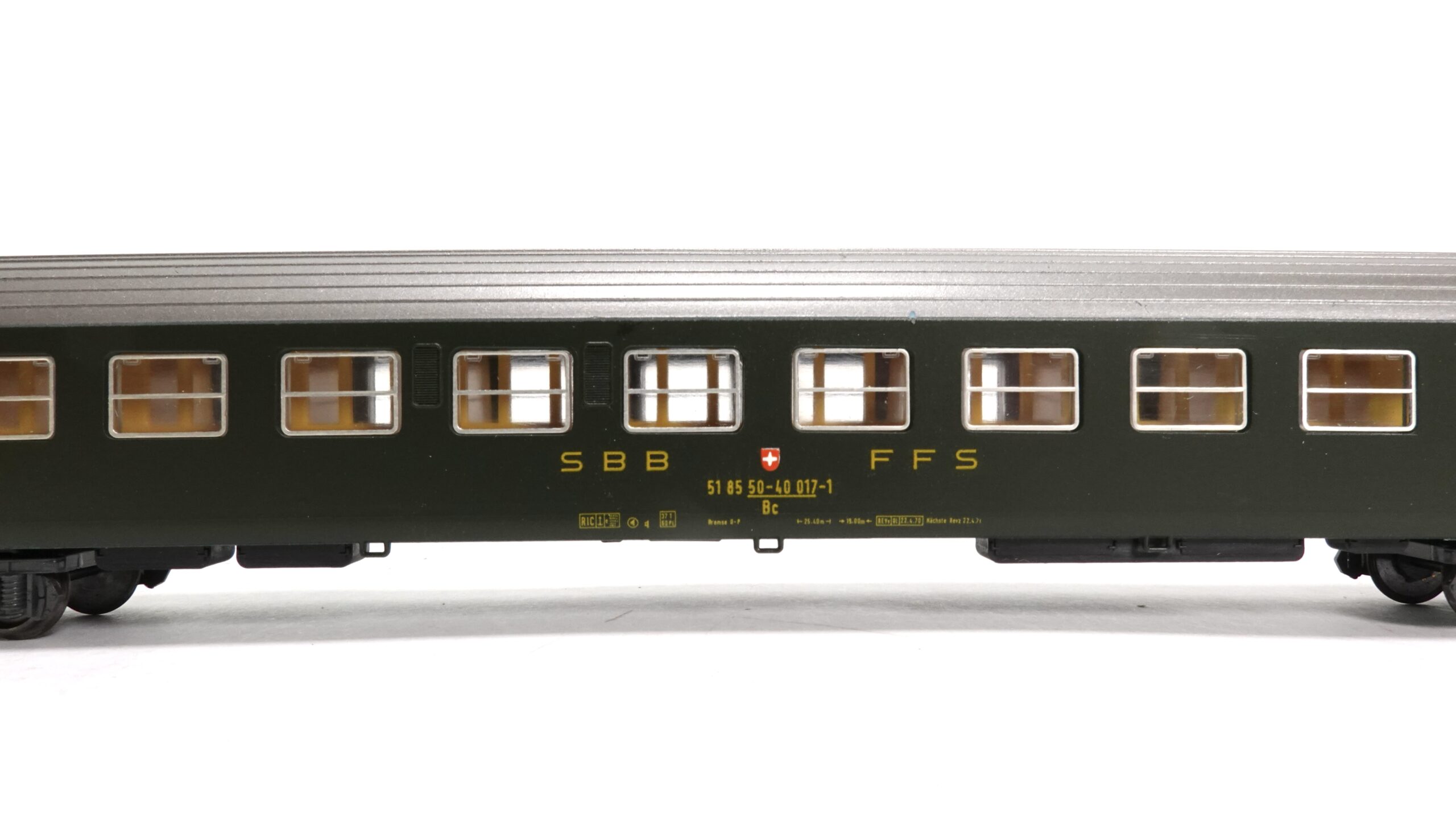 Liliput 88350 H0 SBB Personenwagen RIC 2. Klasse | A0376 6 Liliput 88350 H0 SBB Personenwagen RIC 2. Klasse | A0376 – Bild 6