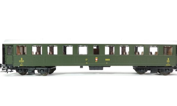 Roco 44466 H0 SBB Personenwagen Stahl 3. Kl 8809 | A0378