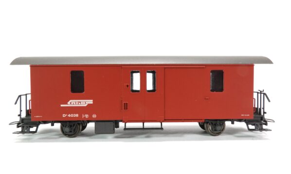 Bemo 3263 H0m RhB Gepäckwagen rot 4038 | A0391