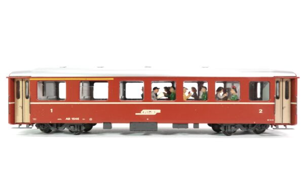 Bemo 3256 126 H0m RhB Personenwagen 1./2. Kl +Figuren 1546 | A0395