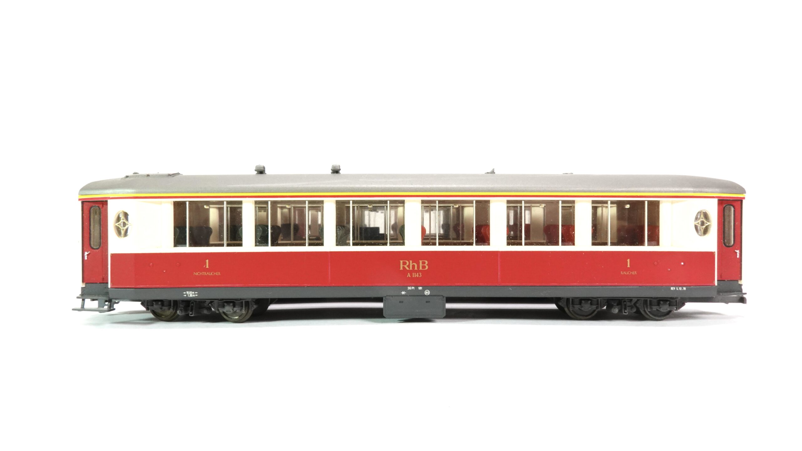 Bemo 1255 RhB H0m Salonwagens ex Pullmann / Spielware | A0400 10 Bemo 1255 RhB H0m Salonwagens ex Pullmann / Spielware | A0400 – Bild 10