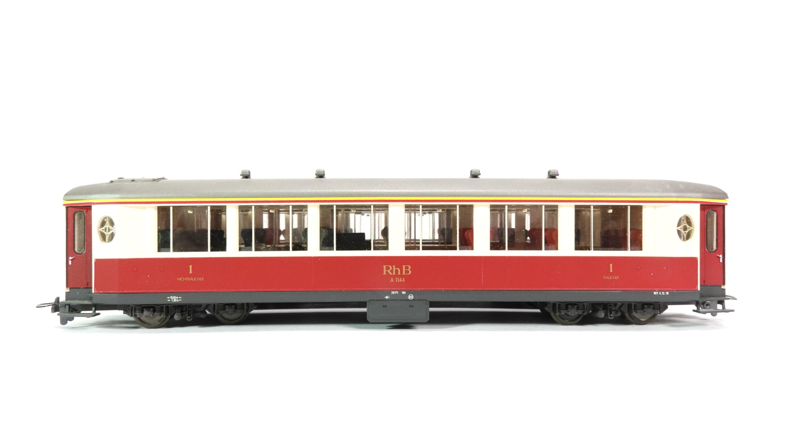 Bemo 1255 RhB H0m Salonwagens ex Pullmann / Spielware | A0400 13 Bemo 1255 RhB H0m Salonwagens ex Pullmann / Spielware | A0400 – Bild 13