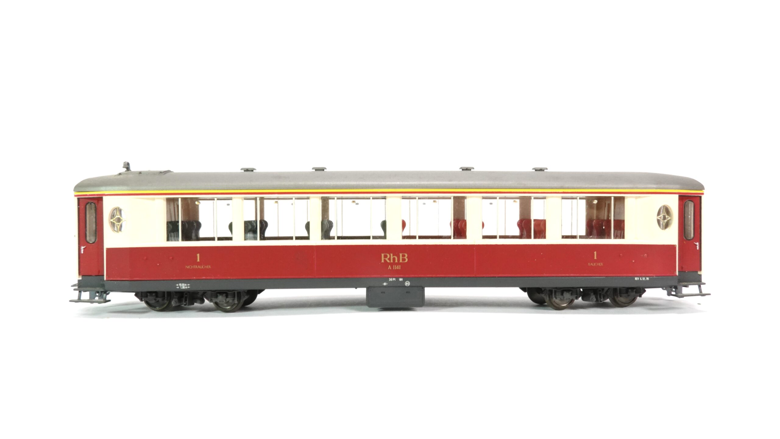 Bemo 1255 RhB H0m Salonwagens ex Pullmann / Spielware | A0400 19 Bemo 1255 RhB H0m Salonwagens ex Pullmann / Spielware | A0400 – Bild 19