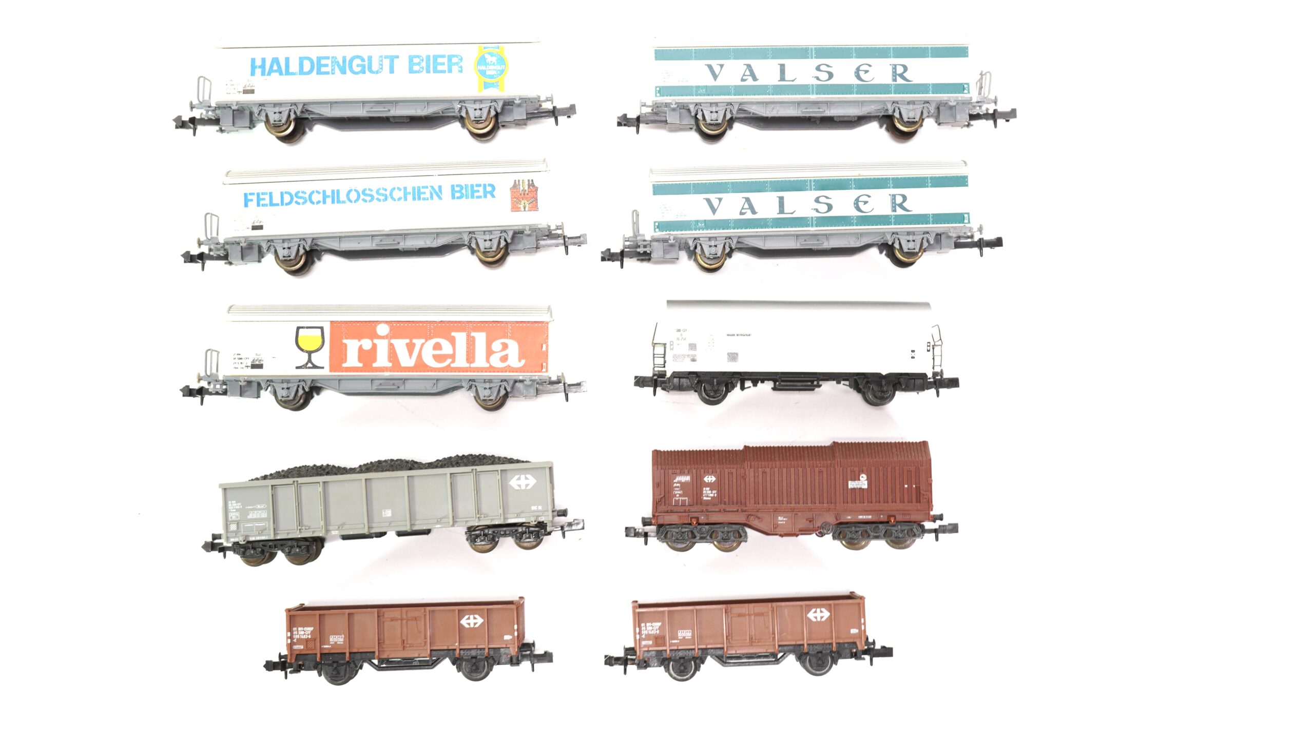 Diverse N SBB Set zehn Güterwagen | A0311 2 Diverse N SBB Set zehn Güterwagen | A0311 – Bild 2