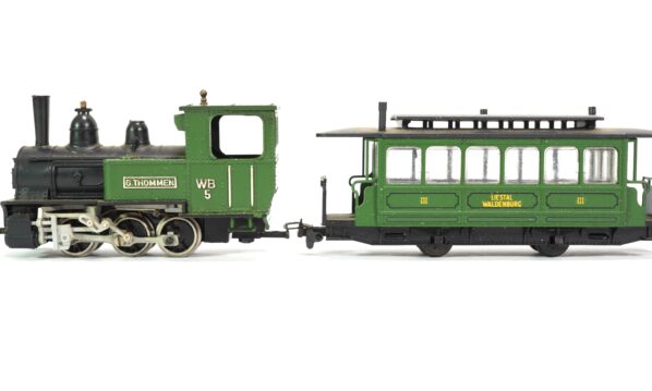 Liliput H0e WB Waldenburgerzug mit Dampflok | A0313