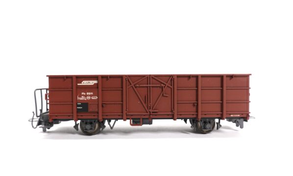 Bemo 2255 H0m RhB Hochbordwagen braun | A0487