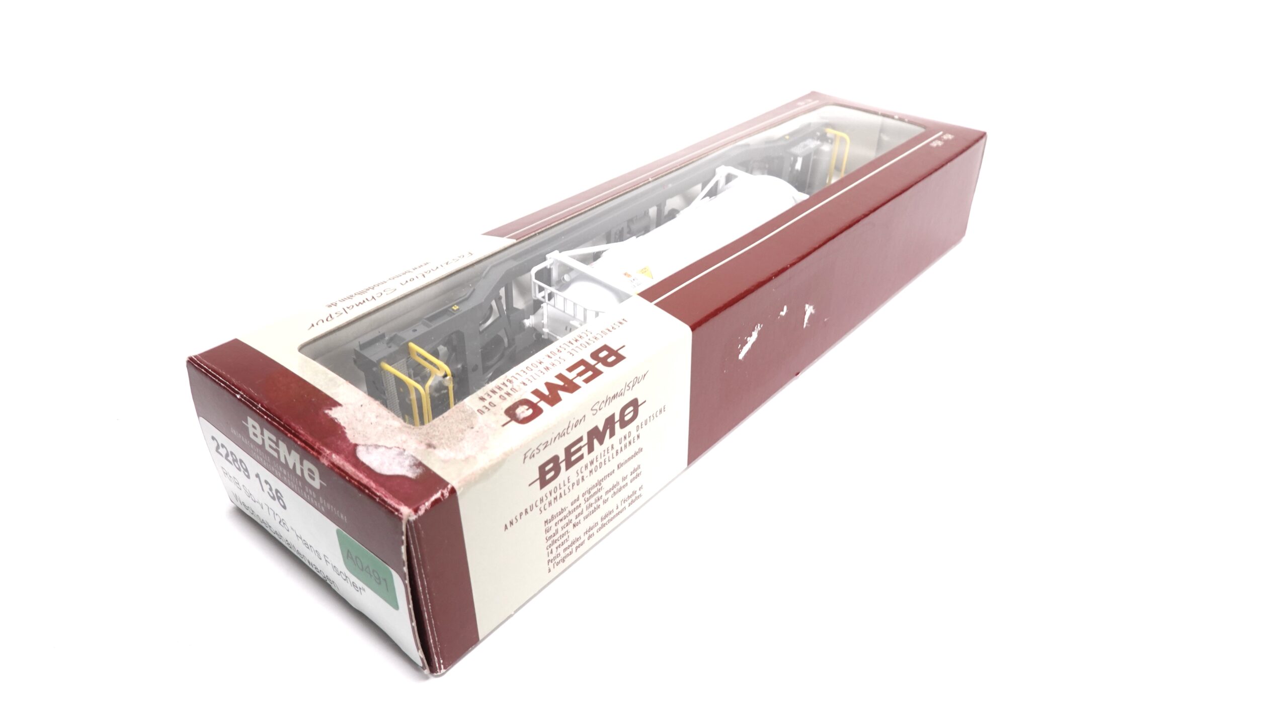 Bemo 2289 136 H0m RhB Wechselbehälterwagen Hans Fischer | A0491 9 Bemo 2289 136 H0m RhB Wechselbehälterwagen Hans Fischer | A0491 – Bild 9