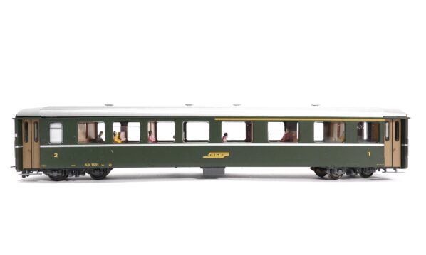 Bemo 3251 111 H0m RhB Personenwagen AB grün 1531 | A0492