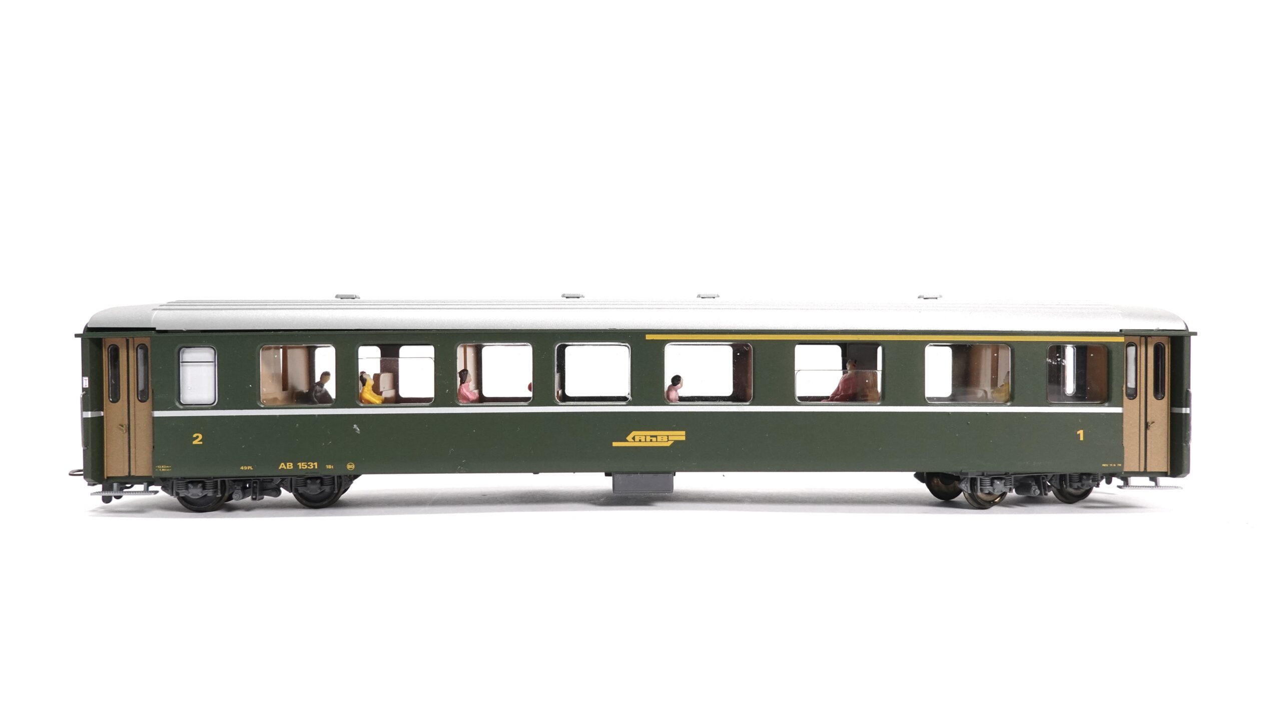 Bemo 3251 111 H0m RhB Personenwagen AB grün 1531 | A0492 1 Bemo 3251 111 H0m RhB Personenwagen AB grün 1531 | A0492