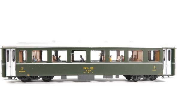 Bemo 2358 H0m RhB Personenwagen B grün 2451 | A0494