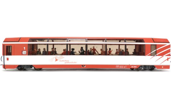 Bemo 3288 259 H0m MGB Panowagen mit Personen und Licht | A0506