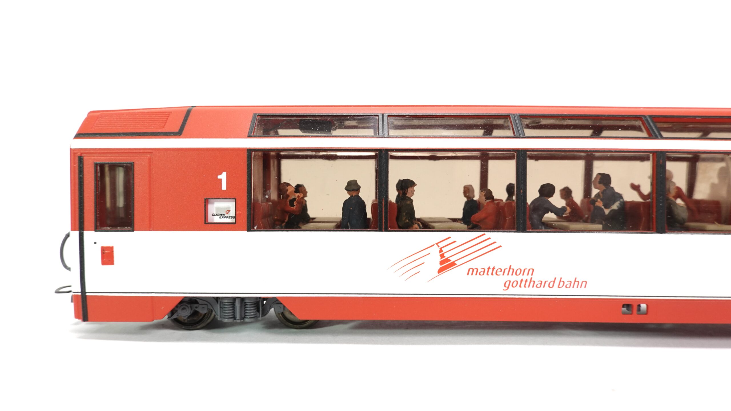 Bemo 3288 259 H0m MGB Panowagen mit Personen und Licht | A0506 2 Bemo 3288 259 H0m MGB Panowagen mit Personen und Licht | A0506 – Bild 2